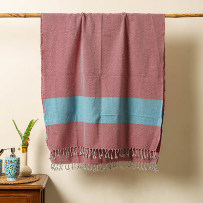 Pure Handloom Cotton Towel from Bijnor by Nizam