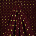 Maroon - Kutch Tie-Dye Satin Cotton Bandhani Fabric 31