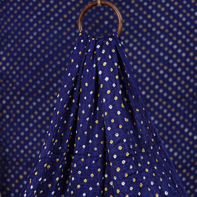 Kutch Bandhani Tie-Dye Modal Silk Fabric 19