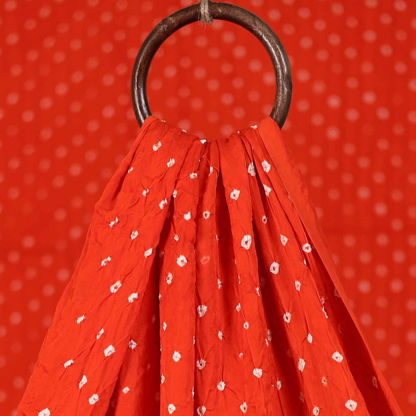 Kutch Bandhani Tie-Dye Modal Silk Fabric 02