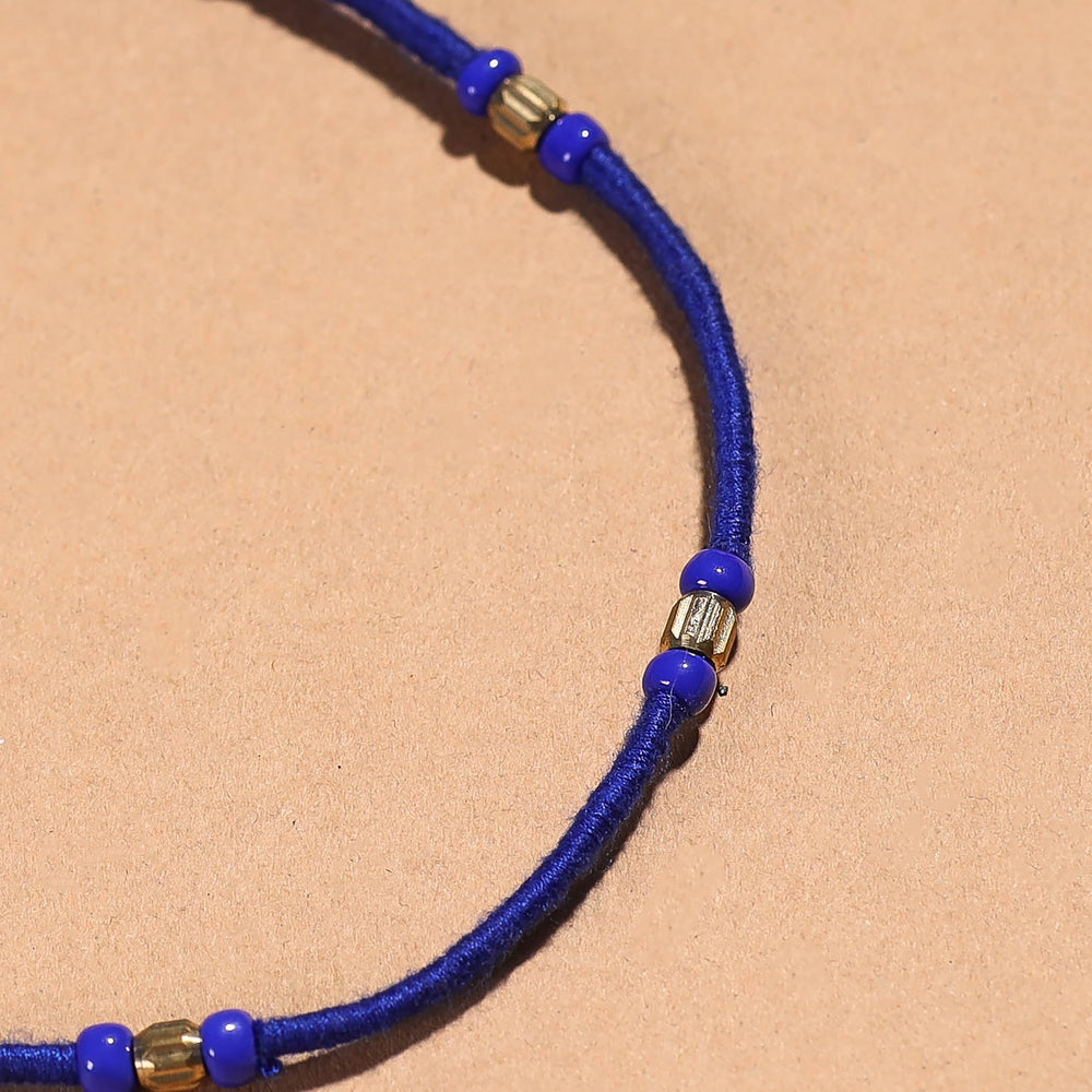 patwa thread beadwork anklet