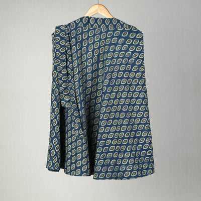 Block Print Cotton Wrap Around Ajrakh Skirt 04