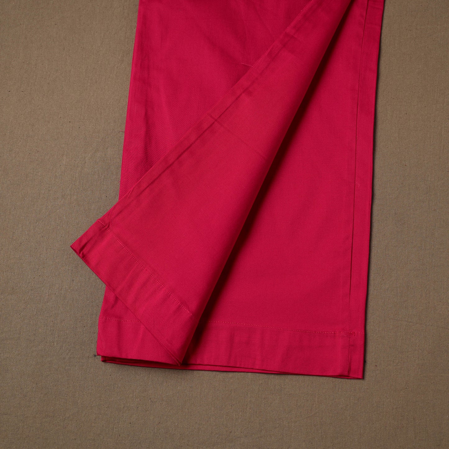 Pink - Cotton Lycra Elasticated Plain Pant for Women 02