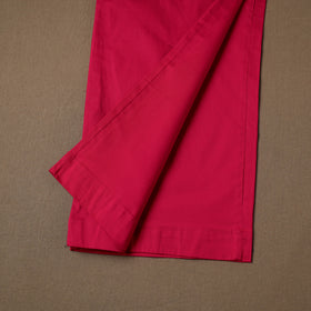 Pink - Cotton Lycra Elasticated Plain Pant for Women 02