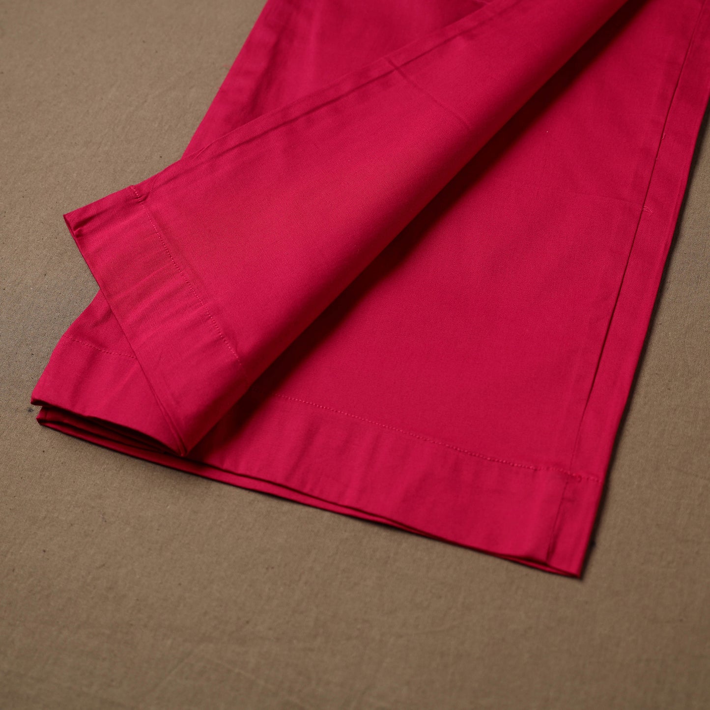 Pink - Cotton Lycra Elasticated Plain Pant for Women 02