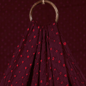 Kutch Bandhani Tie-Dye Modal Silk Fabric 06