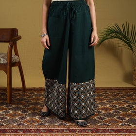 Buy Cotton Bengal Kantha Hand Embroidery Palazzo