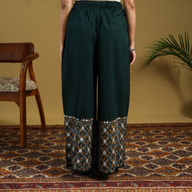 Buy Cotton Bengal Kantha Hand Embroidery Palazzo