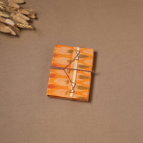Handmade Paper Notebook in Ikat Cover with Thread Lock (7 x 5 in) 02