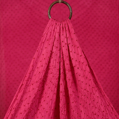 Kutch Bandhani Tie-Dye Modal Silk Fabric 09