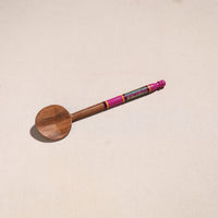 Handmade Lacquered Wooden Ladle Spoon (12 in) 41