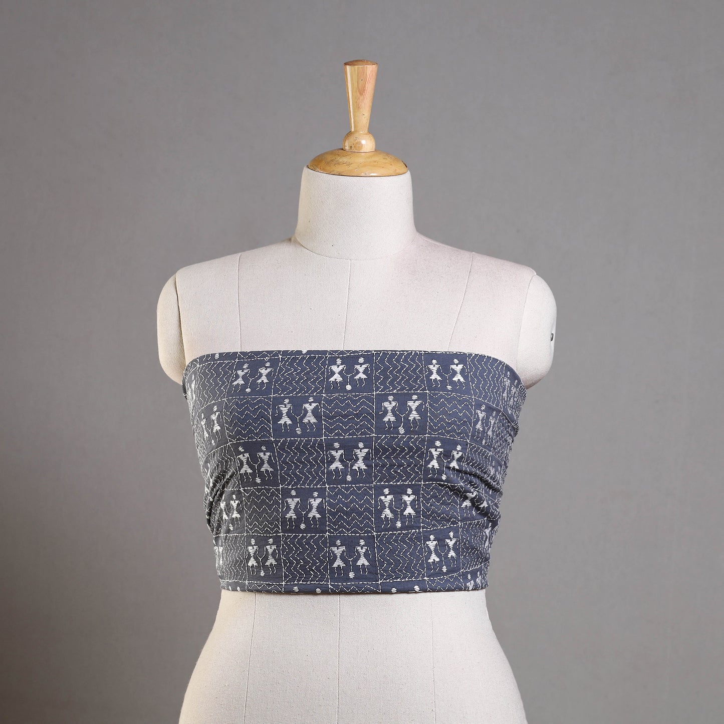 Kantha Embroidery Blouse Piece