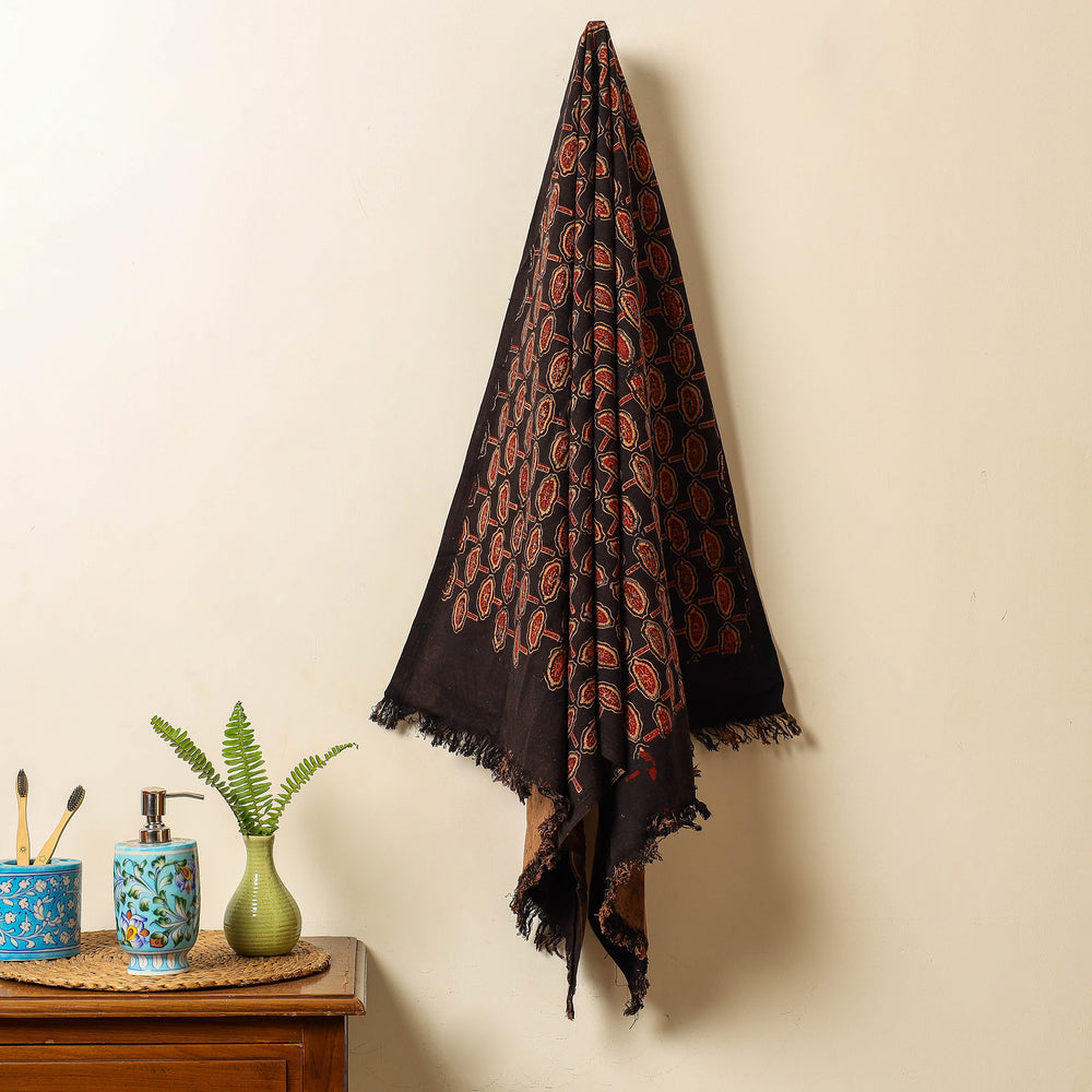 Block Printed Cotton Towel
