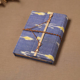 Handmade Paper Notebook in Ikat Cover with Thread Lock (7 x 5 in) 04
