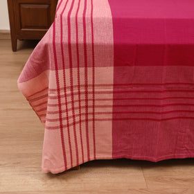 Bijnor Pure Handloom Cotton Double Bed Sheet (108 x 90 in) 34