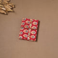 Handmade Paper Notebook in Floral Cover with Thread Lock (7 x 5 in) 06