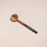 Handmade Lacquered Wooden Ladle Spoon (12 in) 43