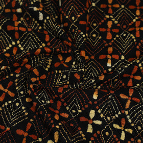 Cotton Bengal Kantha Stitch Blouse Piece 