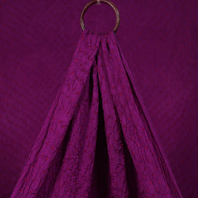 Purple - Kutch Bandhani Tie-Dye Modal Silk Fabric 13
