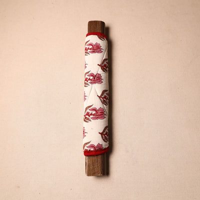 Buy Handmade Cotton Beige Fridge Handle Cover