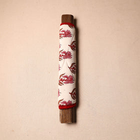 Buy Handmade Cotton Beige Fridge Handle Cover