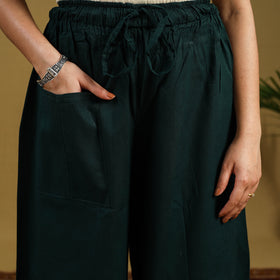 Buy Cotton Bengal Kantha Hand Embroidery Palazzo