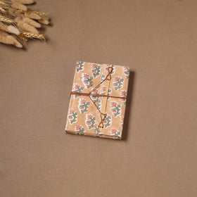 Handmade Paper Notebook in Floral Cover with Thread Lock (7 x 5 in) 10
