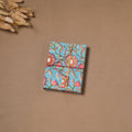 Handmade Paper Notebook in Floral Cover with Thread Lock (7 x 5 in) 12