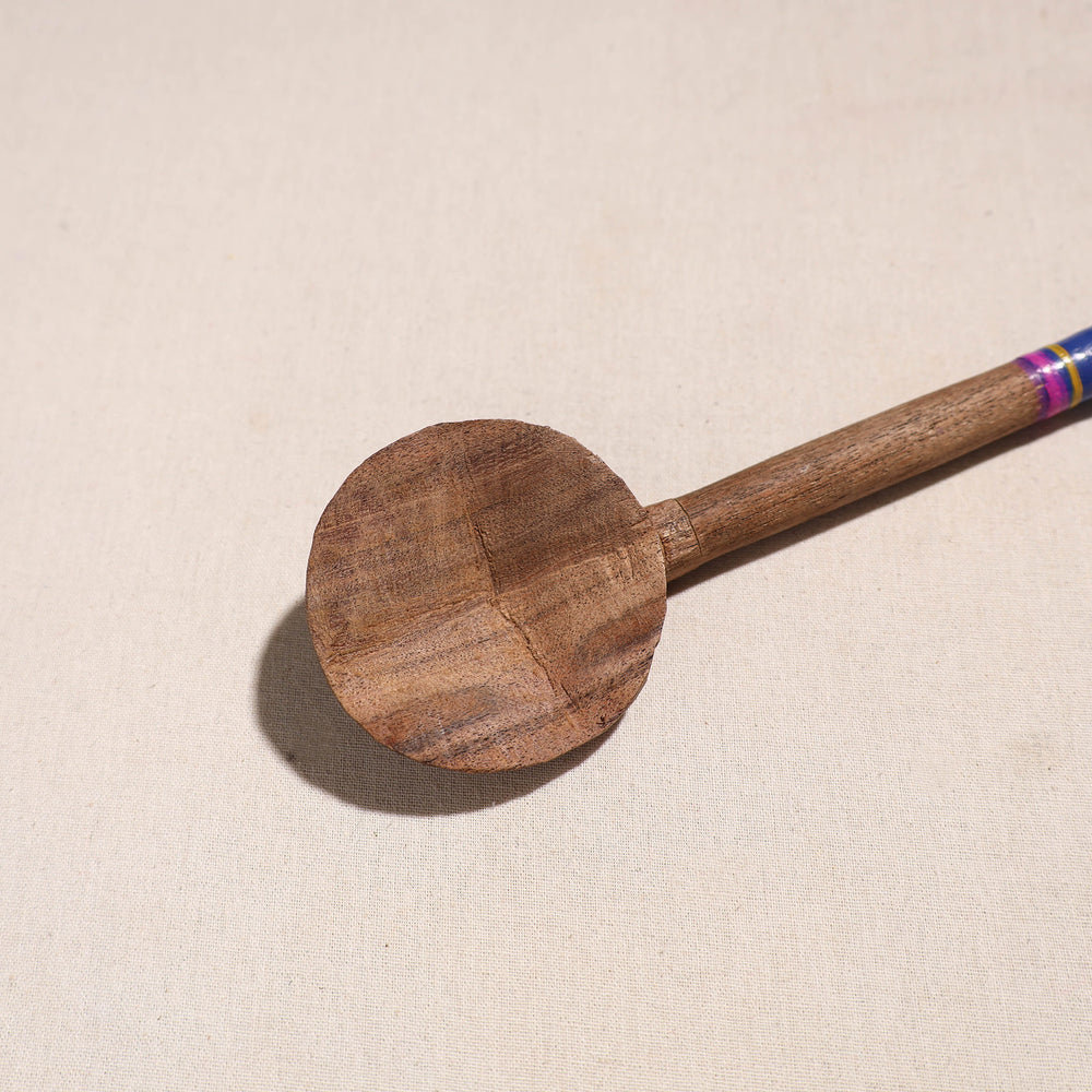 Handmade Lacquered Wooden Ladle Spoon (12 in) 46