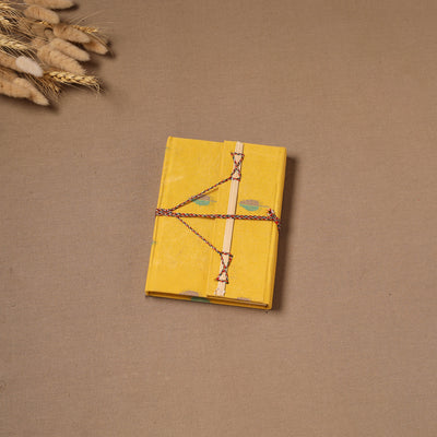 Handmade Paper Notebook in Buti Cover with Thread Lock (7 x 5 in) 14
