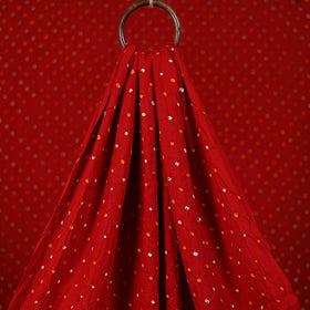 Maroon - Kutch Tie-Dye Cotton Bandhani Fabric 04
