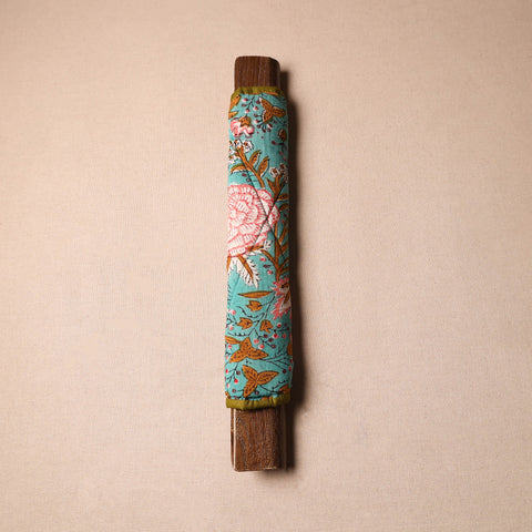 Buy Blue Handmade Cotton Fridge Handle Cover