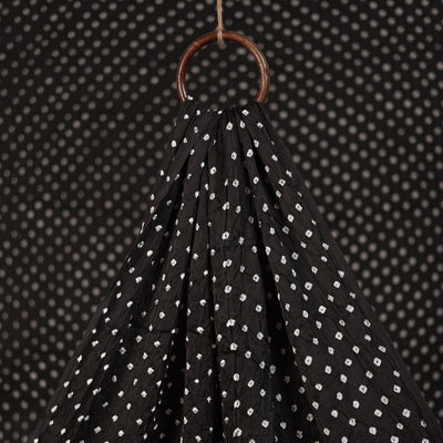 Kutch Bandhani Tie-Dye Modal Silk Fabric 04