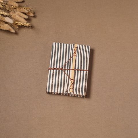 Multicolor - Handmade Paper Notebook in Buti Cover with Thread Lock (7 x 5 in) 16