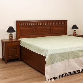 Bijnor Pure Handloom Cotton Double Bed Sheet (108 x 90 in) 38