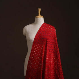 Kutch Bandhani Tie-Dye Modal Silk Fabric 16