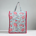 Blue Handcrafted Cotton Shopping Bag 21