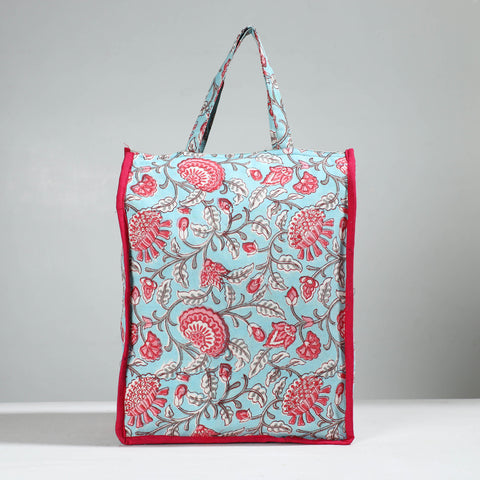 Blue Handcrafted Cotton Shopping Bag 21