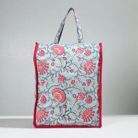 Blue Handcrafted Cotton Shopping Bag 21