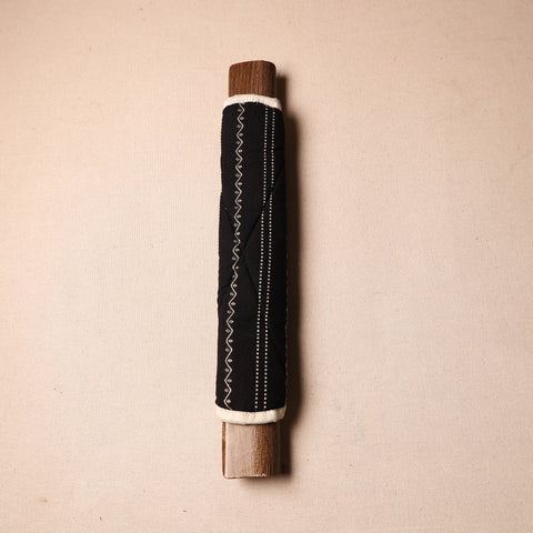 Buy Handmade Cotton Black Fridge Handle Cover