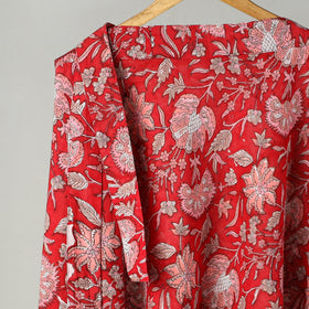  Sanganeri Block Printed Cotton Wrap Around Skirt