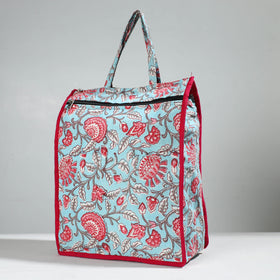 Blue Handcrafted Cotton Shopping Bag 21