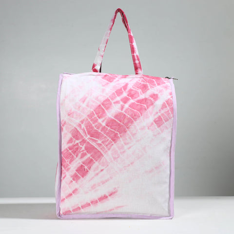 Pink Handcrafted Cotton Shopping Bag 22