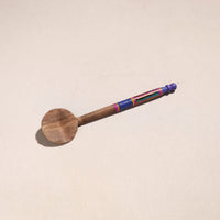 Handmade Lacquered Wooden Ladle Spoon (12 in) 50