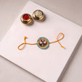 Lord Jagannath - Reusable Pattachitra Handpainted Rakhi with Potli 01