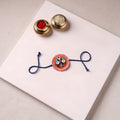 Lord Jagannath - Reusable Pattachitra Handpainted Rakhi with Potli 03