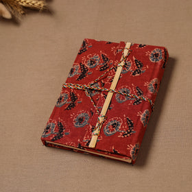 Handmade Paper Notebook in Ajrakh Cover with Thread Lock (7 x 5 in) 24