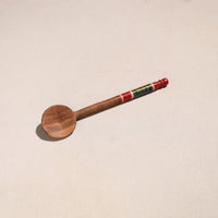 Handmade Lacquered Wooden Ladle Spoon (12 in) 52