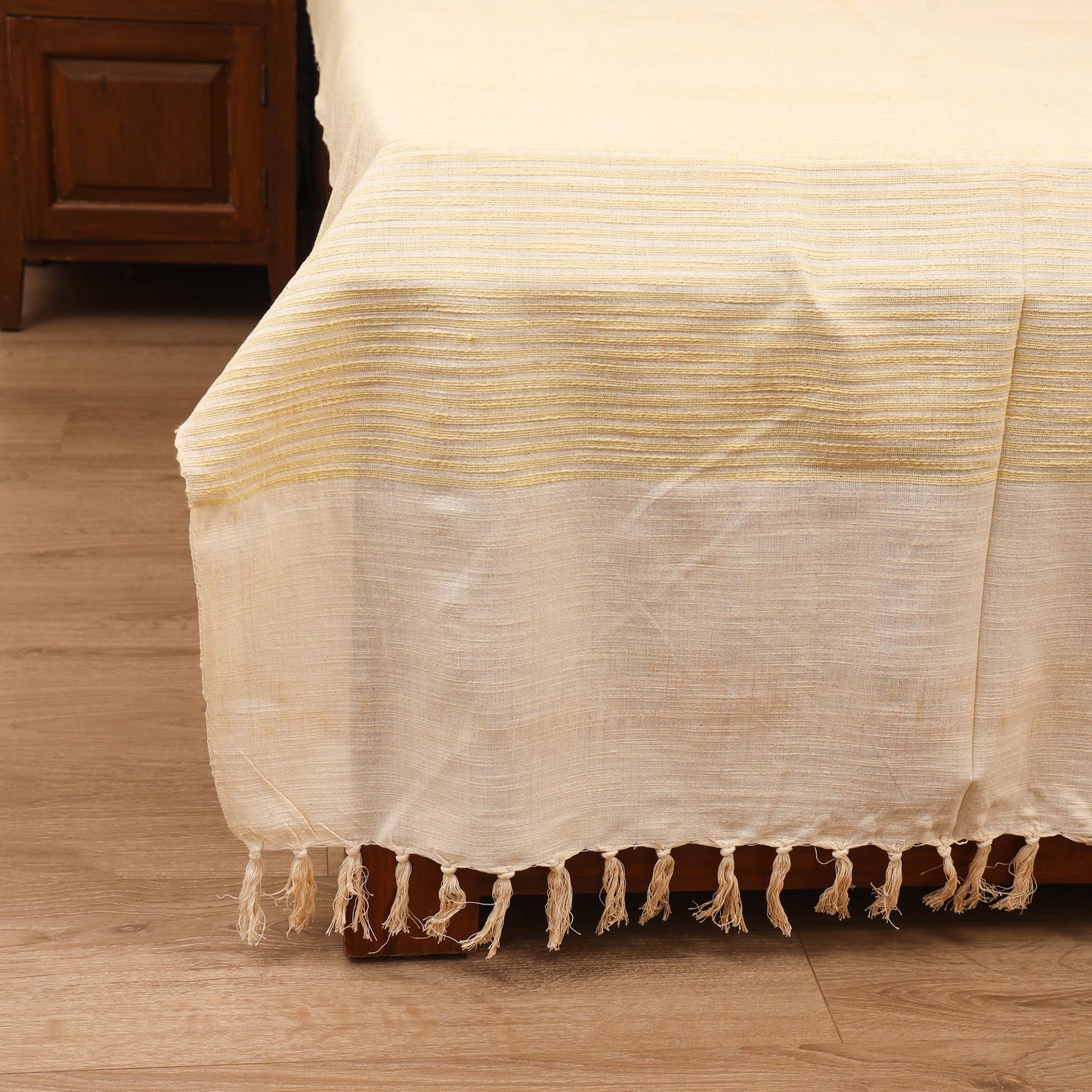Bijnor Pure Handloom Cotton Double Bed Sheet (108 x 90 in) 39