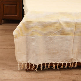 Bijnor Pure Handloom Cotton Double Bed Sheet (108 x 90 in) 39